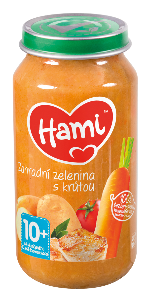 Hami Zahradní zelenina s krůtou 10m+ 250 g