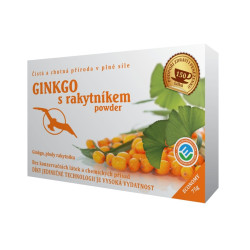 Hannasaki Ginkgo s rakytníkem powder sypaný čaj 75 g