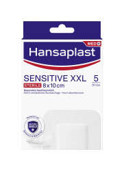 Hansaplast Med Sensitive XXL 8 x 10 cm elastická náplast 5 ks