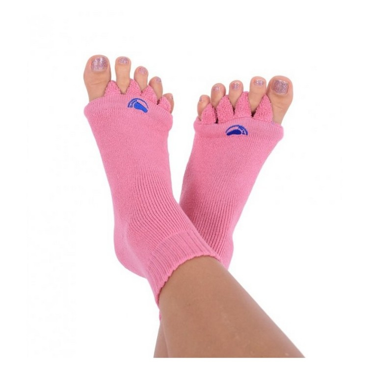 HAPPY FEET Adjustační ponožky pink velikost M