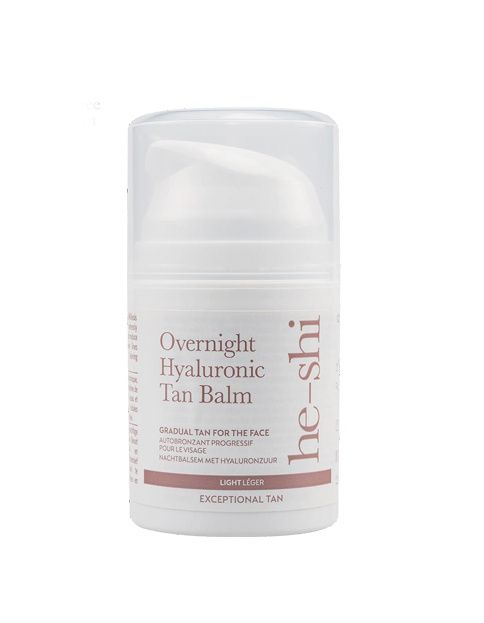 he-shi Overnight Hyaluronic Tan Balm samoopalovací noční balzám 50 ml