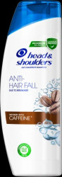 HEAD & SHOULDERS Anti Hair Fall Šampon proti lupům, s kofeinem 400 ml