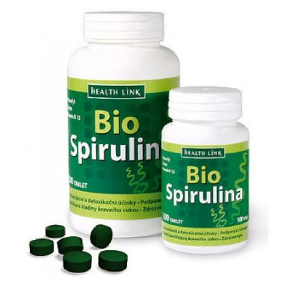 HEALTH LINK BIO Spirulina 500 mg 100 tablet