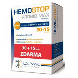 HEMOSTOP Probio max 30 + 15 tobolek ZDARMA