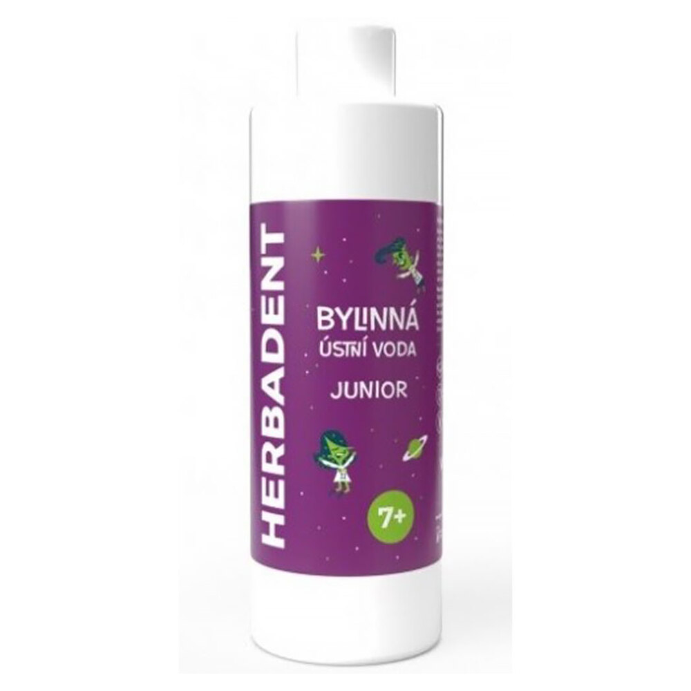 HERBADENT Junior Spearmint  Bylinná ústní voda 240 ml