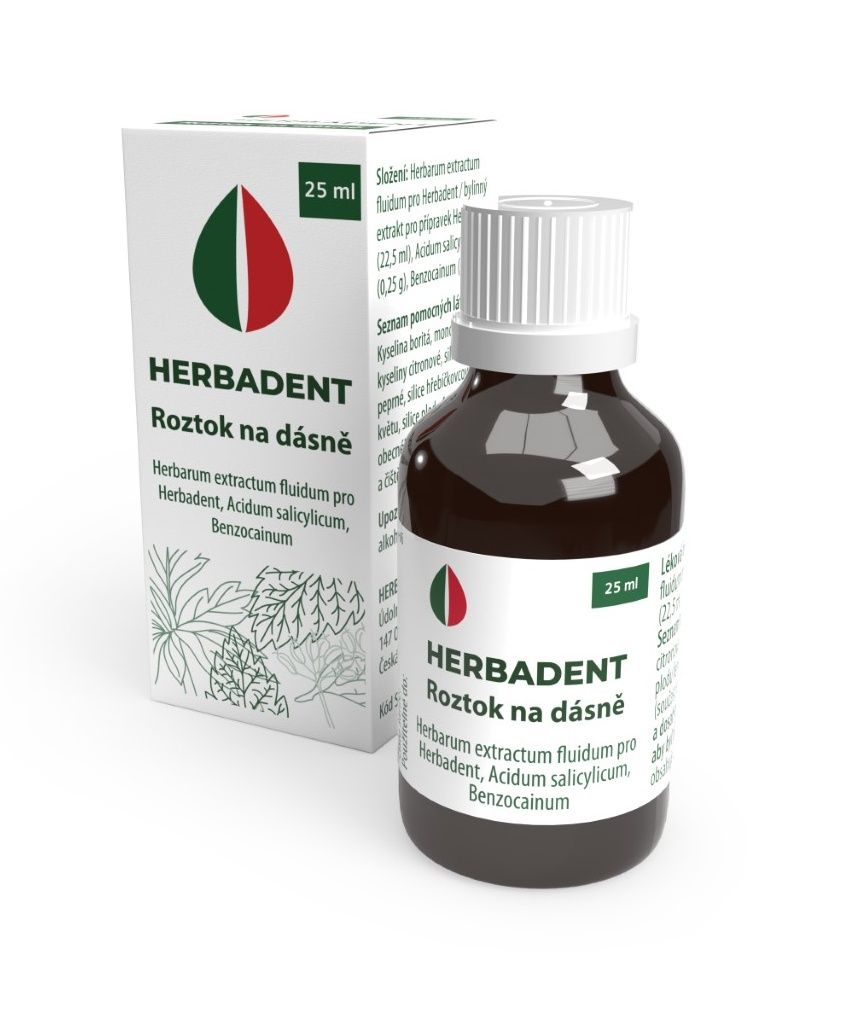 Herbadent Masážní roztok 25 ml