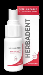 HERBADENT Professional sprej na dásně s chlorhex 25 ml