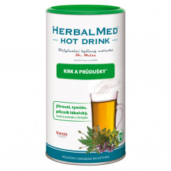 HERBALMED Dr.Weiss Hot drink krk průdušky + vitamin C 180 g