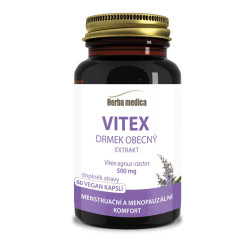 Herbamedica Vitex Drmek obecný extrakt 500 mg 60 kapslí