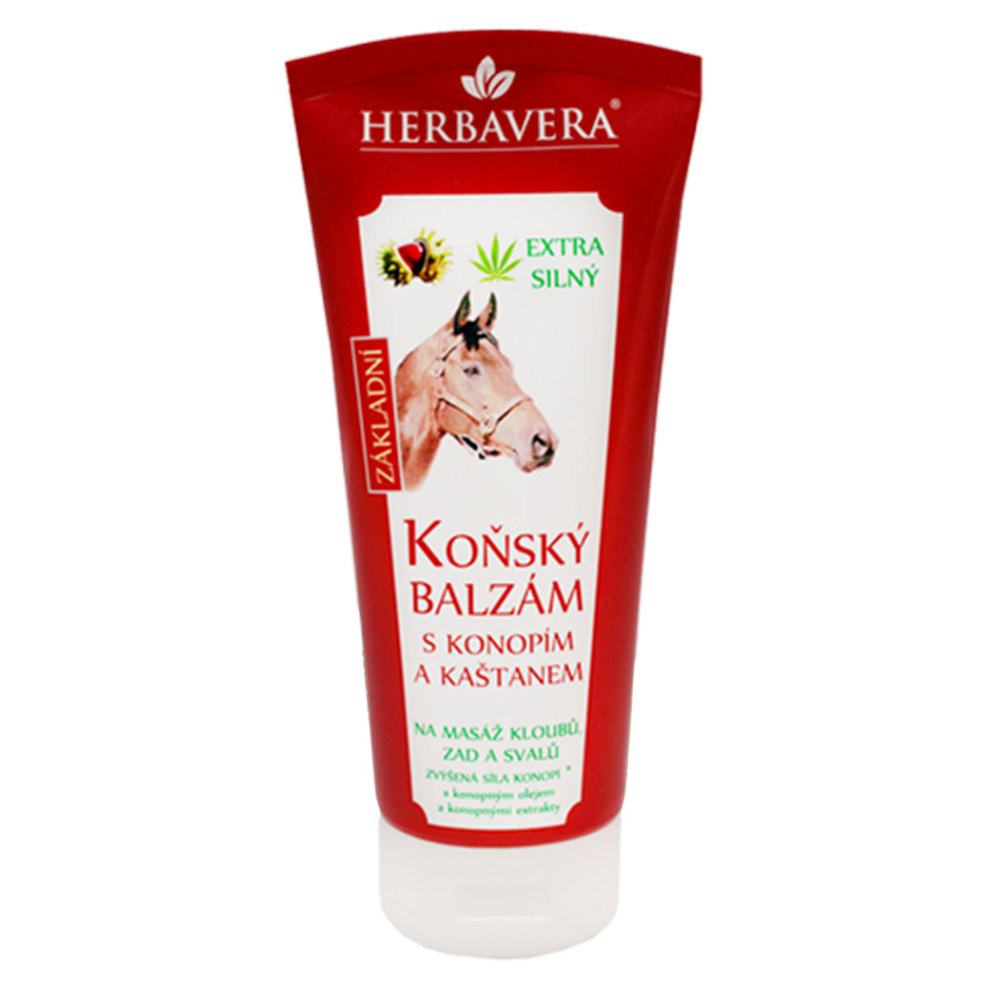 HERBAVERA Koňský balzám s konopím 200 ml