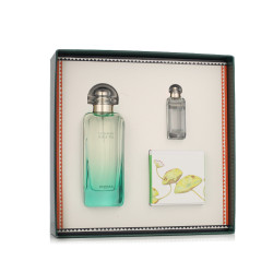 Hermès Un Jardin Sur le Nil EDT 100 ml + EDT MINI 7,5 ml + tuhé mýdlo 50 g UNISEX (Cover with Bracelets)