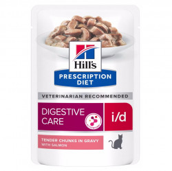 HILL'S Prescription Diet i/d losos kapsička pro kočky 12 x 85 g