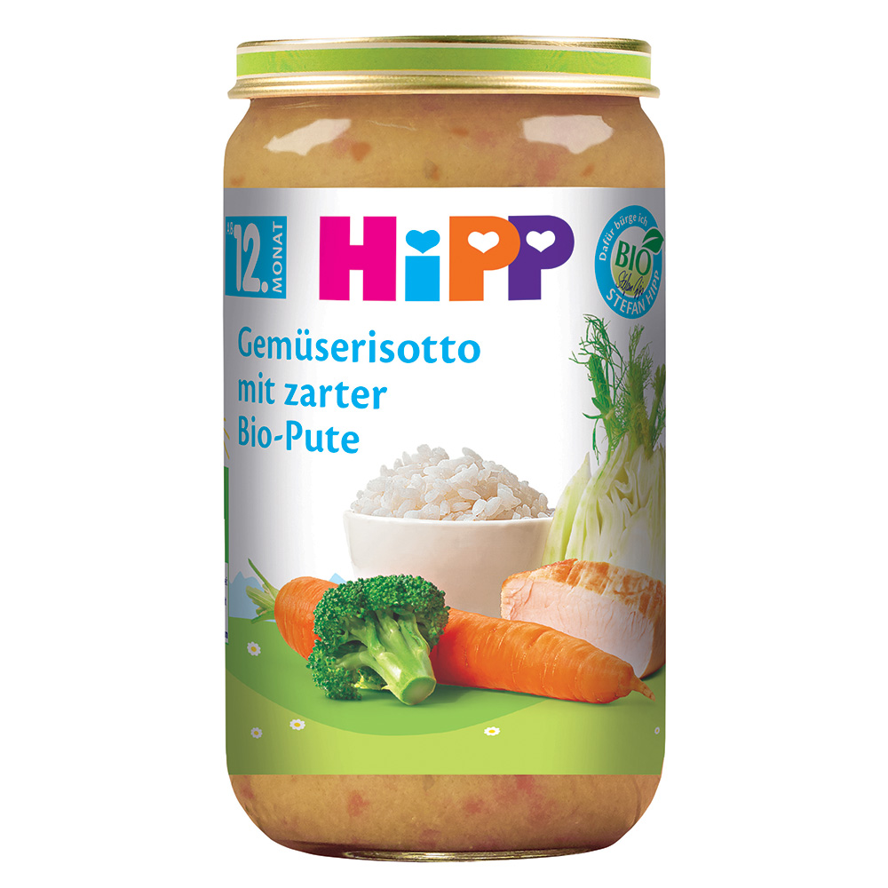 Hipp BIO Zeleninové rizoto s krůtím masem 250 g