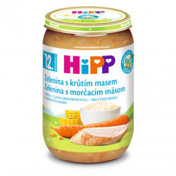 HiPP Zelenina s krůtím masem BIO 220 g