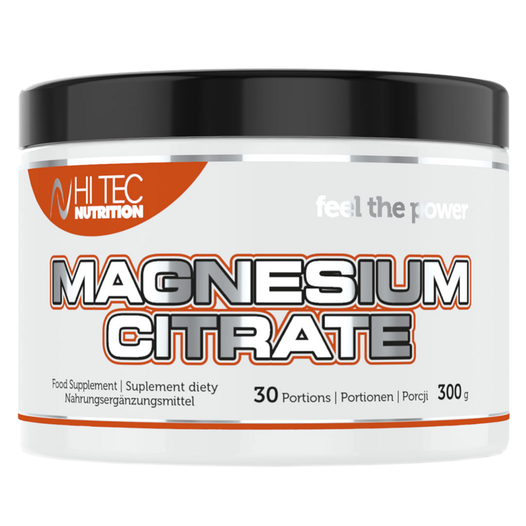 HiTec Nutrition Magnesium Citrate 300g - pomeranč