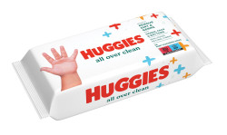 Huggies Single All Over Clean vlhčené ubrousky 56 ks