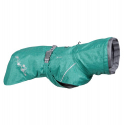 HURTTA Monsoon coat II ECO Obleček pro psy paví zeleň 1 kus, Velikost oblečku: 25