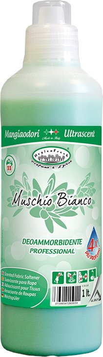 HYGIENFRESH Muschio Bianco koncentrovaný zmäkčovač tkanín 1 l