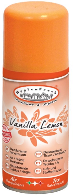 HYGIENFRESH osvěžovač vzduchu a textilií Vanilla Lemon 150 ml