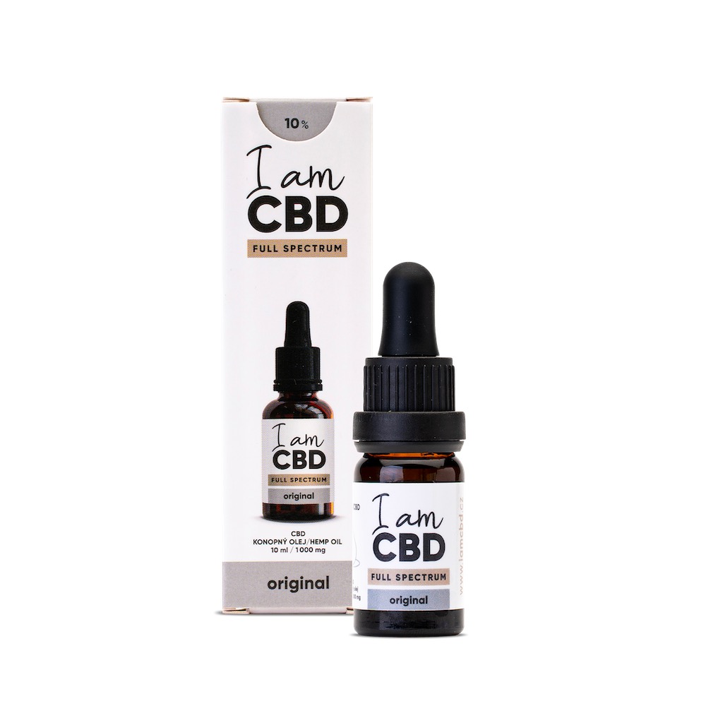 I AM CBD Full Spectrum CBD konopný olej 10% original 10 ml