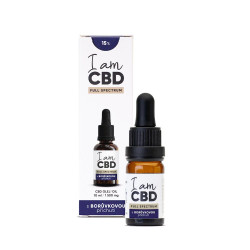 I am CBD Full Spectrum CBD olej 15% borůvka 10 ml