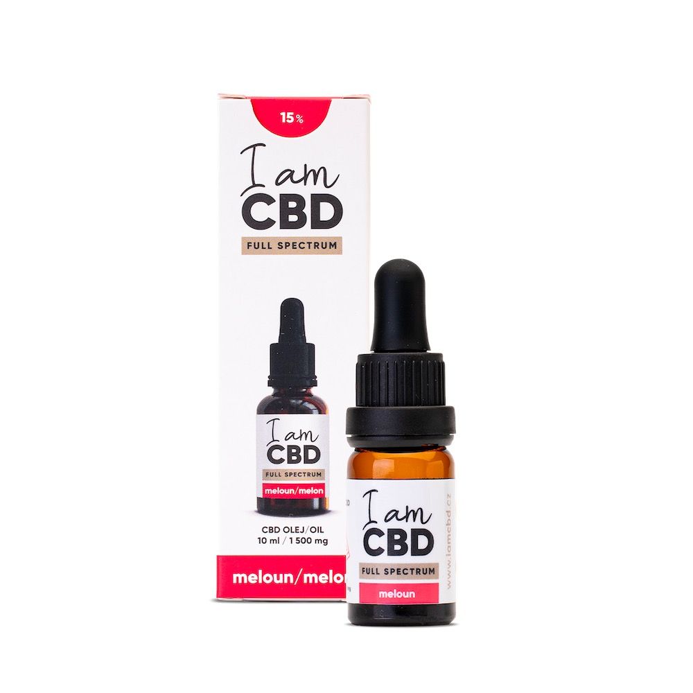 I am CBD Full Spectrum CBD olej 15% meloun 10 ml