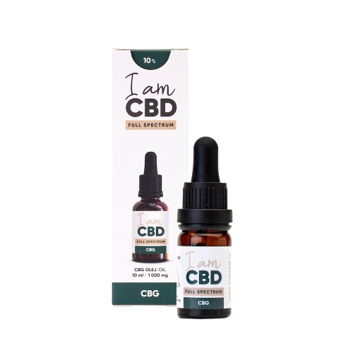 I AM CBD Full Spectrum CBG konopný olej 10% original 10 ml