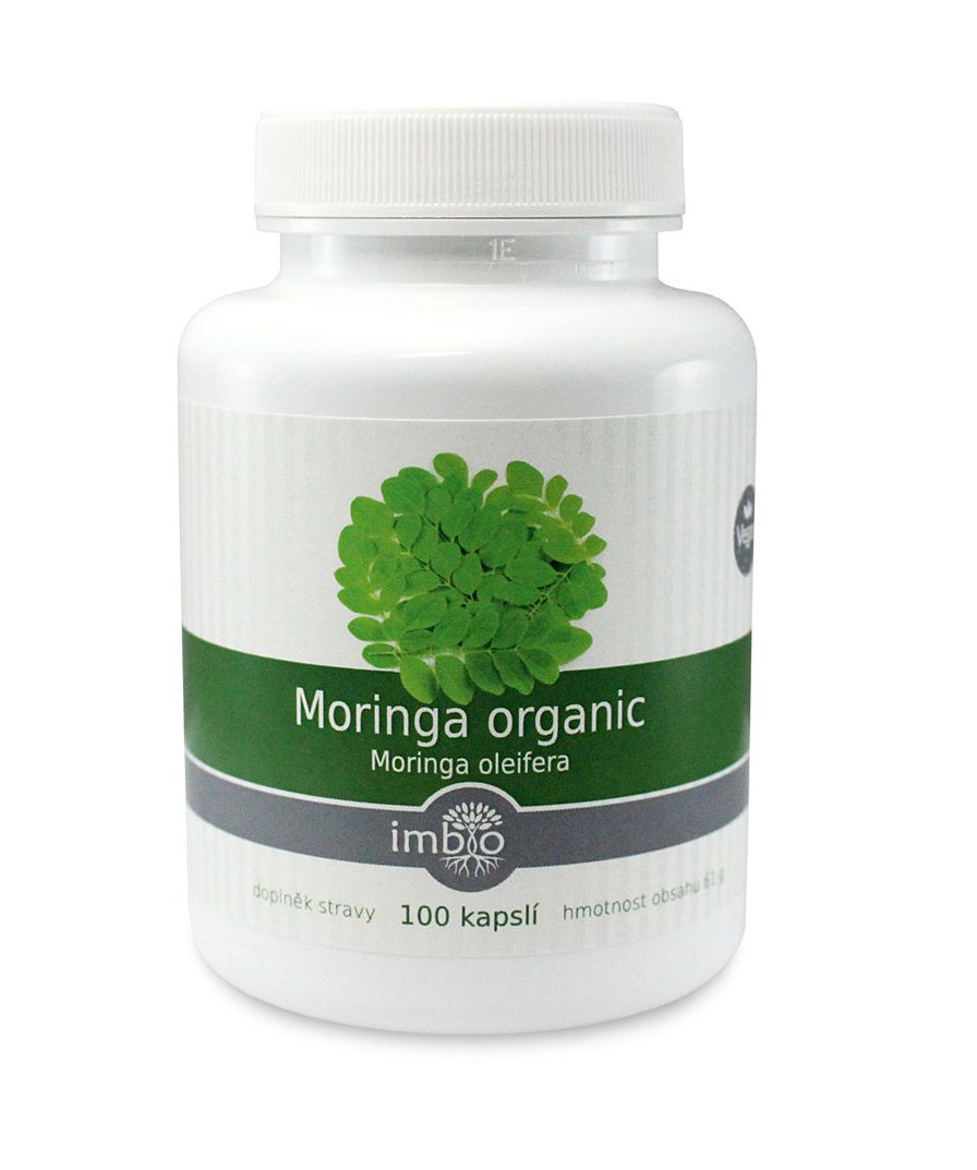 Imbio Moringa organic 100 kapslí