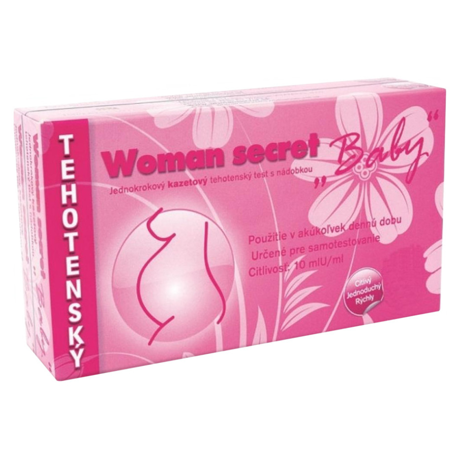 IMPERIAL VITAMINS Těhotenský test Woman secret BABY proužkový 2v1