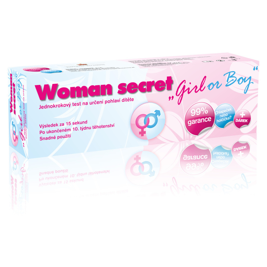 IMPERIAL VITAMINS Woman secret Girl or Boy test na určení pohlaví dítěte