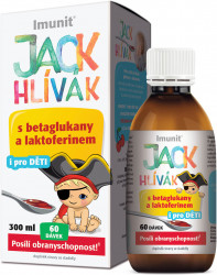 IMUNIT Jack Hlívák glukany + laktoferin sirup 300 ml