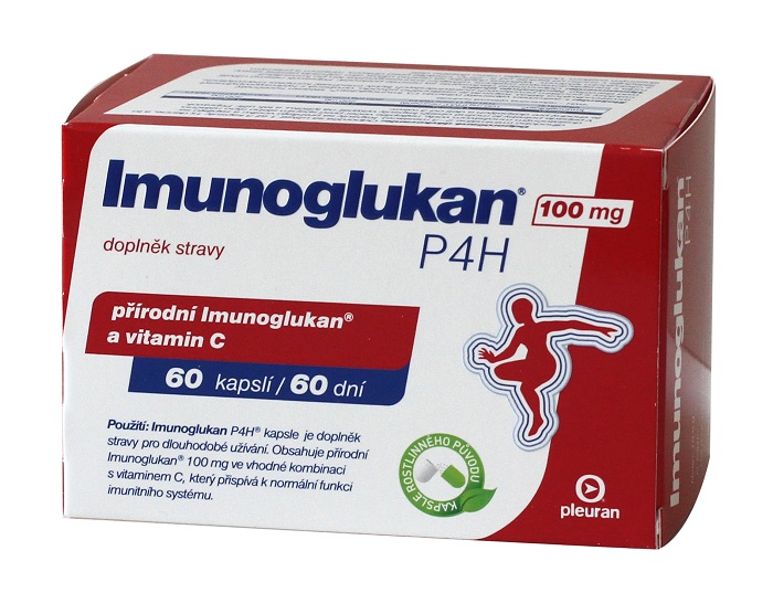 IMUNOGLUKAN P4H 100 mg 60 kapslí