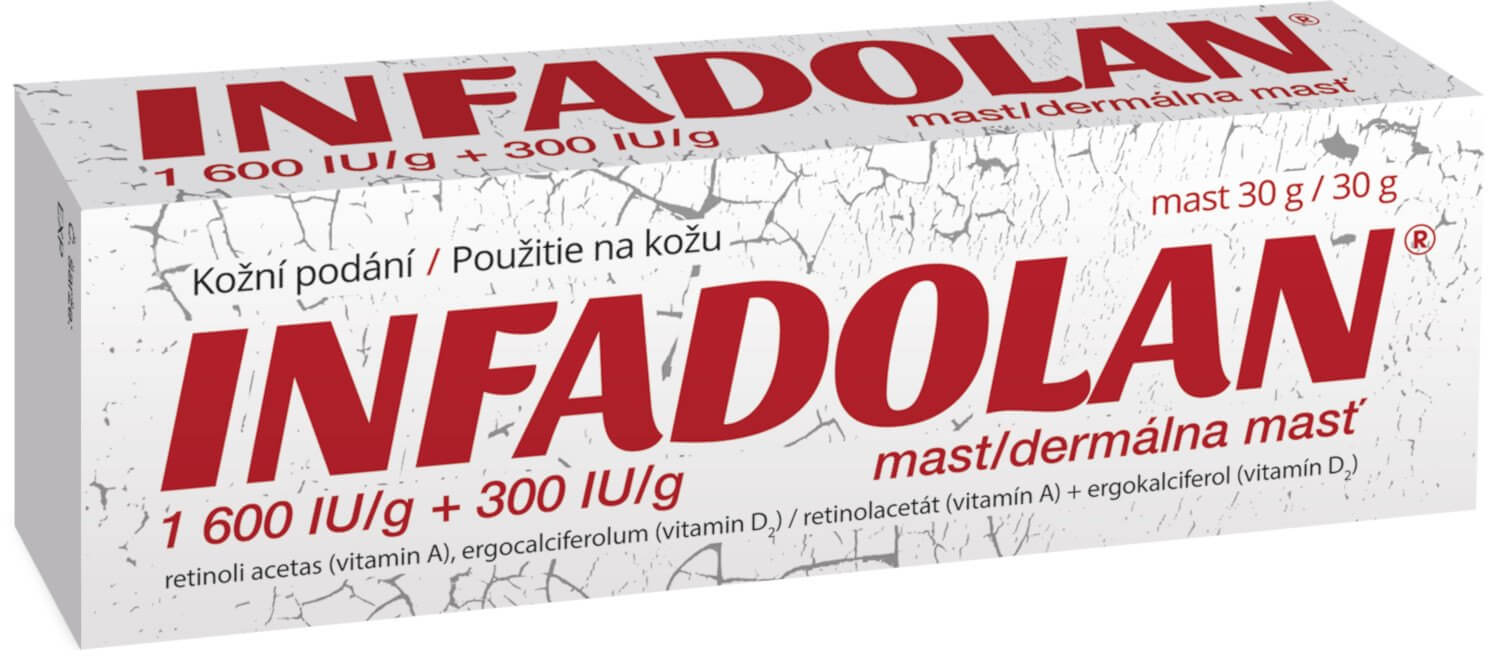 INFADOLAN 1600IU/g+300IU/g ung. II 30 g