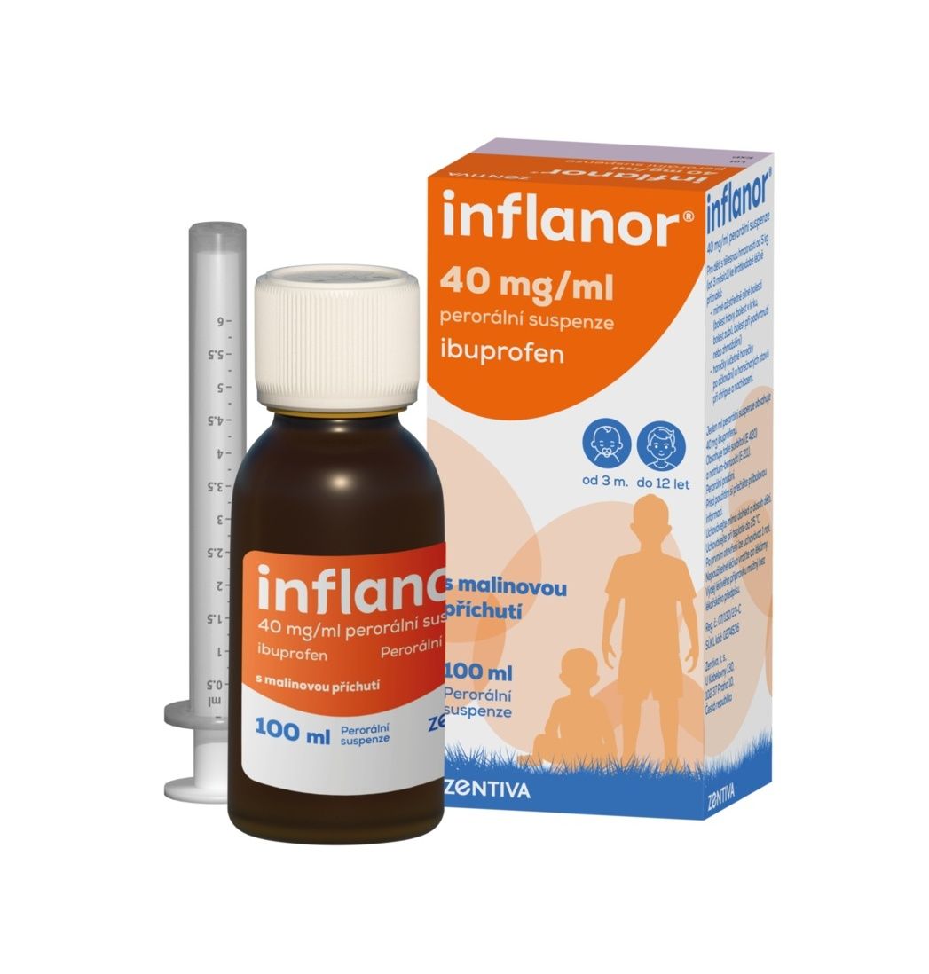 Inflanor 40 mg/ml perorální suspenze 100 ml