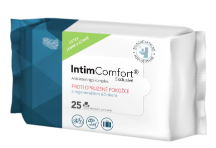 INTIM Comfort kapesníčky anti-intertrigo pack 25 ks