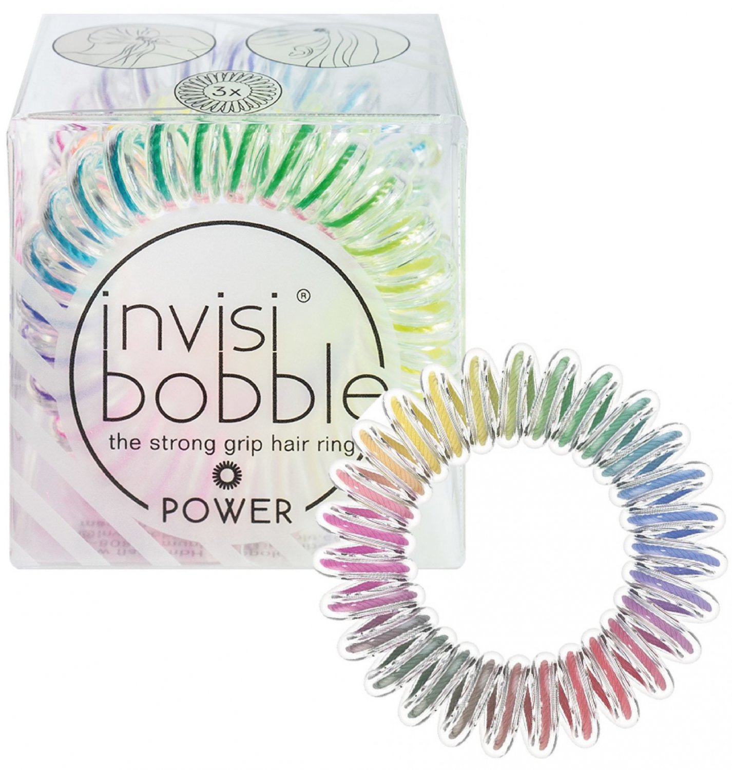 INVISIBOBBLE ® Gumičky Power Magic Rainbow 3 ks