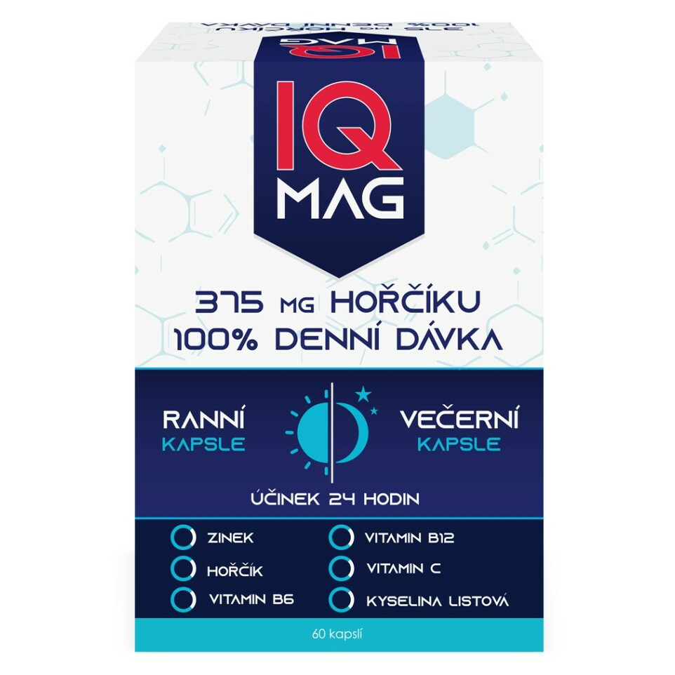 IQ MAG ranní/večerní 60 kapslí