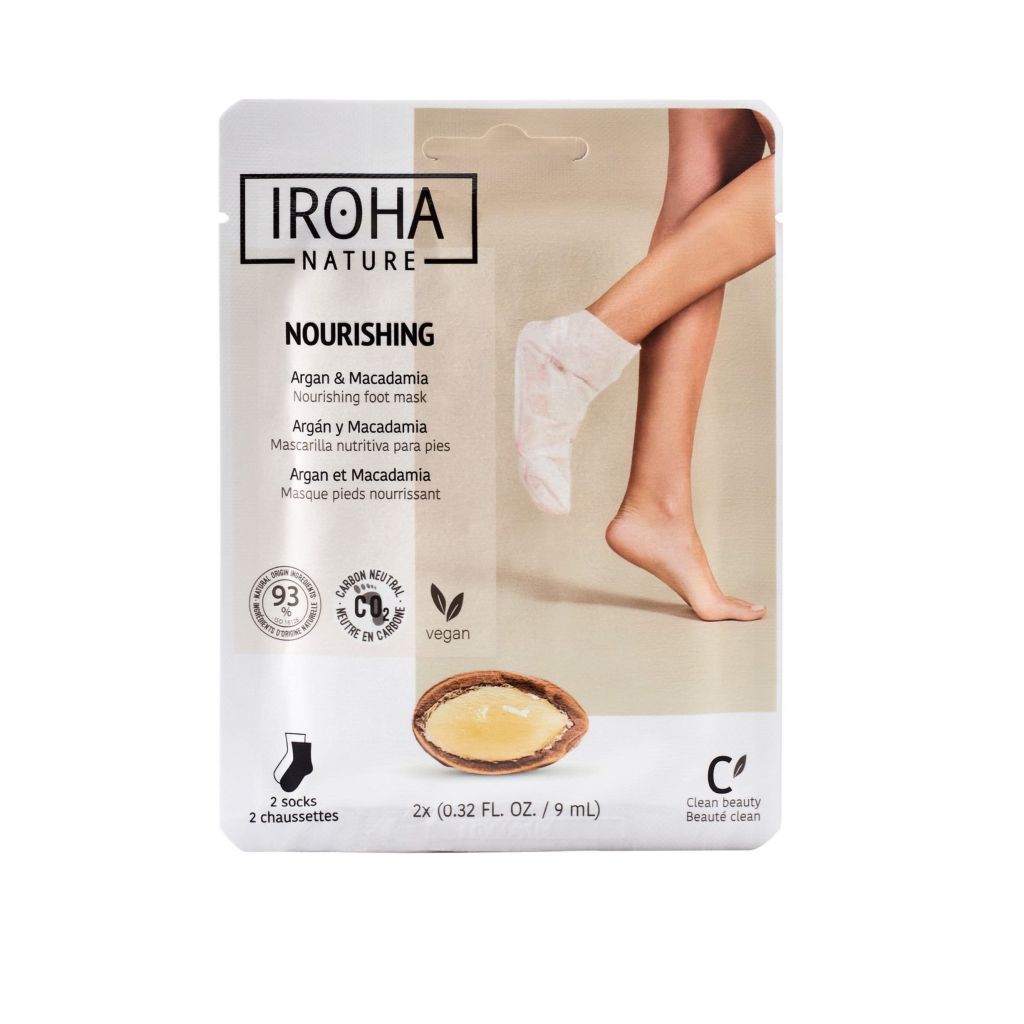 Iroha nature Regenerační maska na nohy Arganová 1 pár