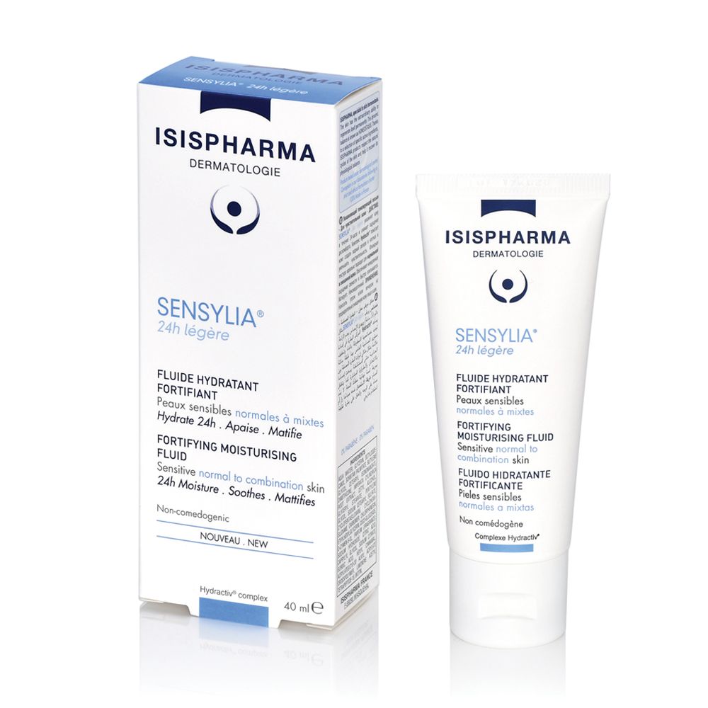 ISISPHARMA SENSYLIA 24h Legére hydratační fluidní krém na smíšenou a mastnou pleť 40 ml