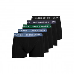 Jack and Jones 5PACK pánské boxerky černé (12254366) M