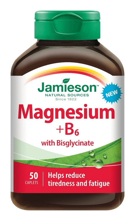 JAMIESON Hořčík+vitamín B6 s bisglycinátem 50 tablet