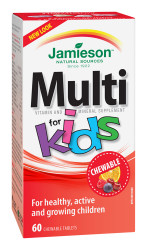 JAMIESON Multi Kids multivitamín cucací tablety 60 ks