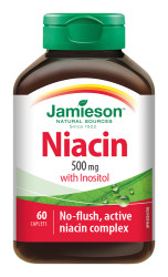 Jamieson Niacin 500 mg s inositolem 60 tablet