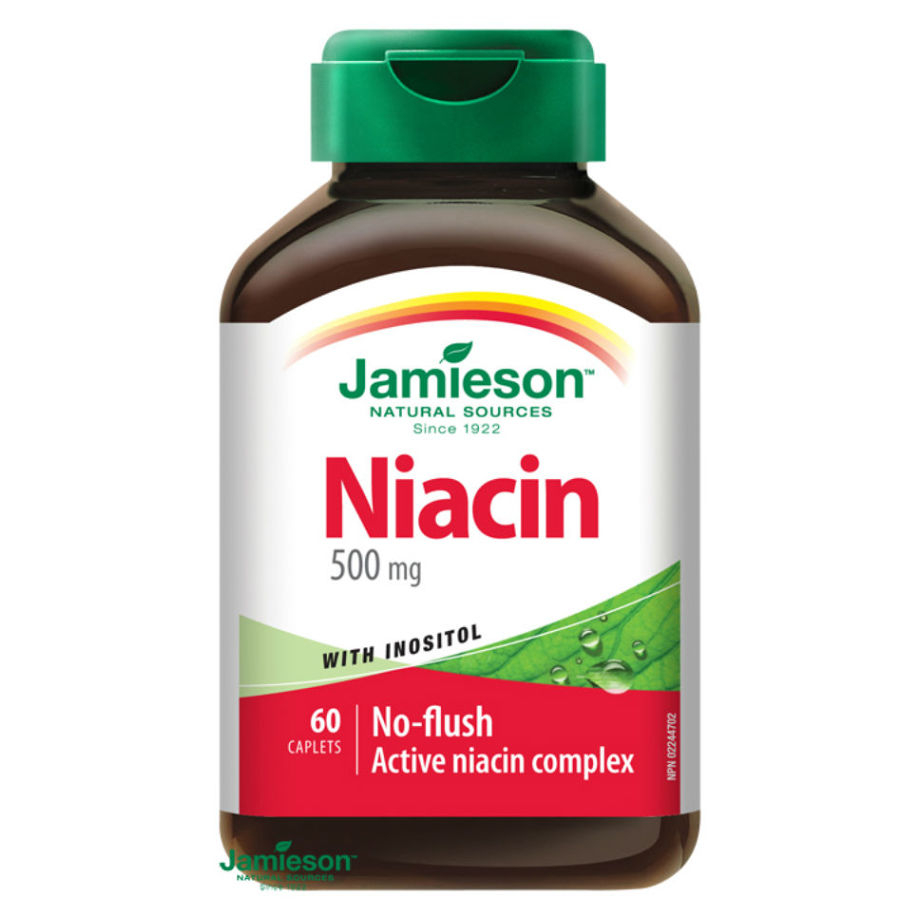 JAMIESON Niacin 500mg s inositolem 60 tablet