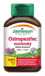 JAMIESON Ostropestřec mariánský 90 tablet