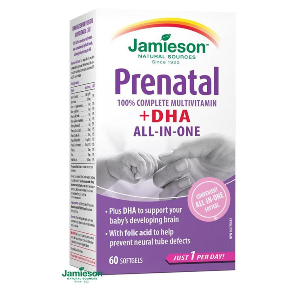 JAMIESON Prenatal complete s DHA a EPA 60 kapslí