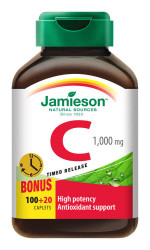 JAMIESON Vitamín C 1000 mg s postupným uvolňováním 120 tablet