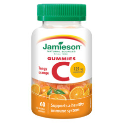 JAMIESON Vitamín C Gummies pomeranč pastilky 60ks