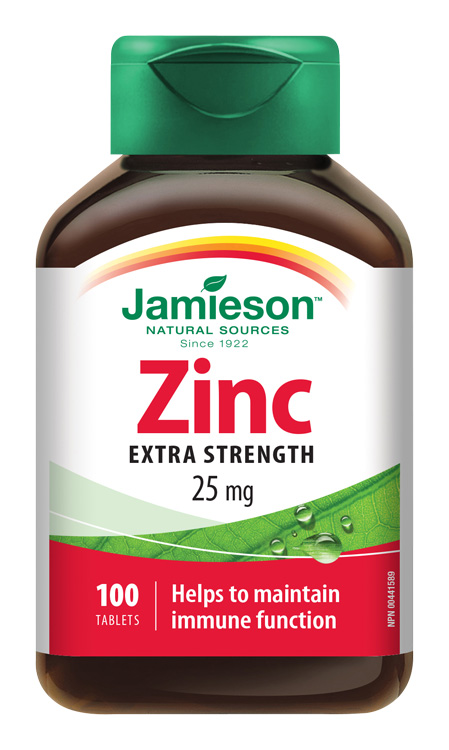 Jamieson Zinek 25 mg 100 tablet