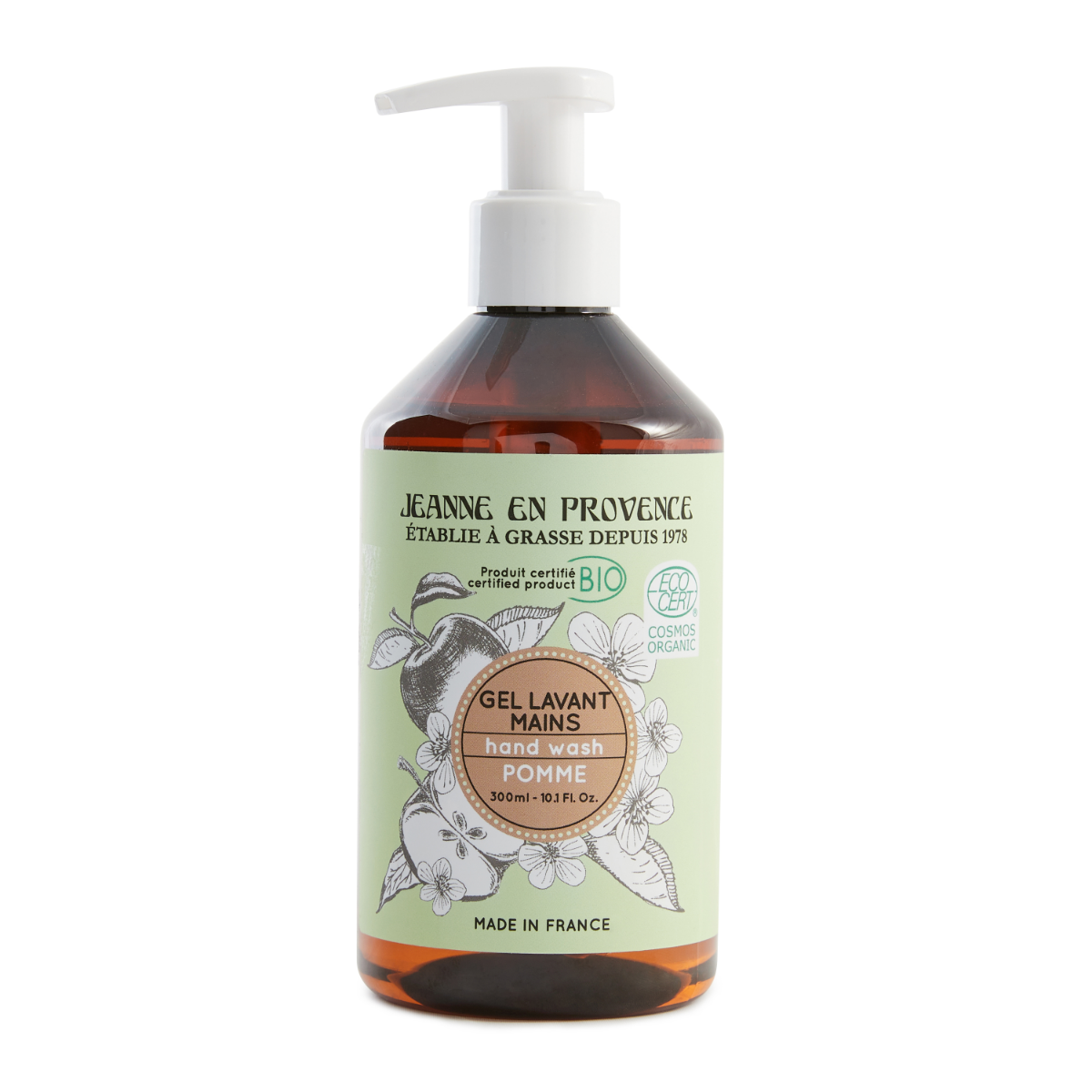 Jeanne en Provence BIO Mycí gel na ruce Jablko 300 ml